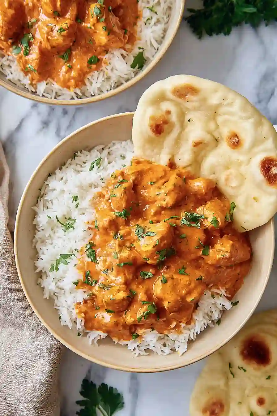 butter chicken with coconut milk