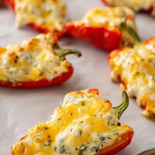 cream cheese stuffed mini peppers