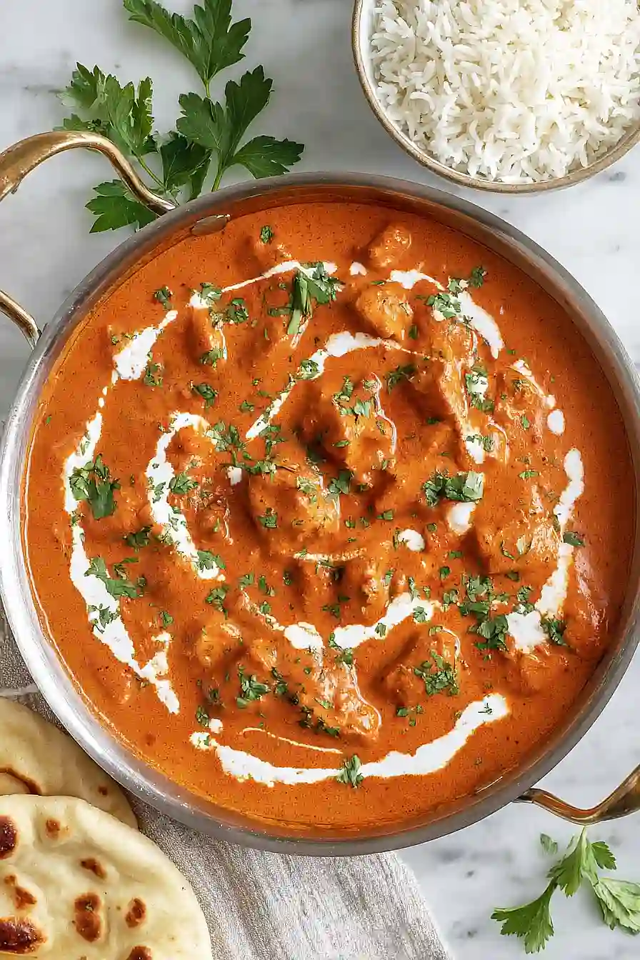 butter chicken with coconut milk