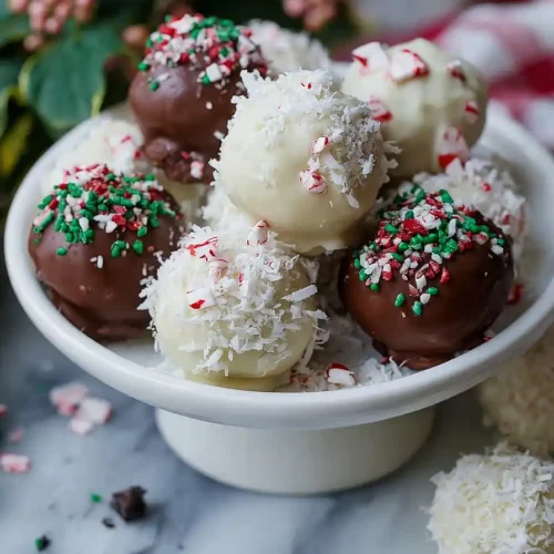christmas oreo balls