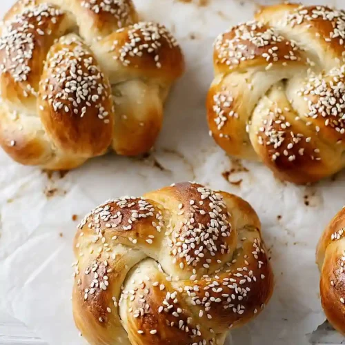 knotted dinner rolls