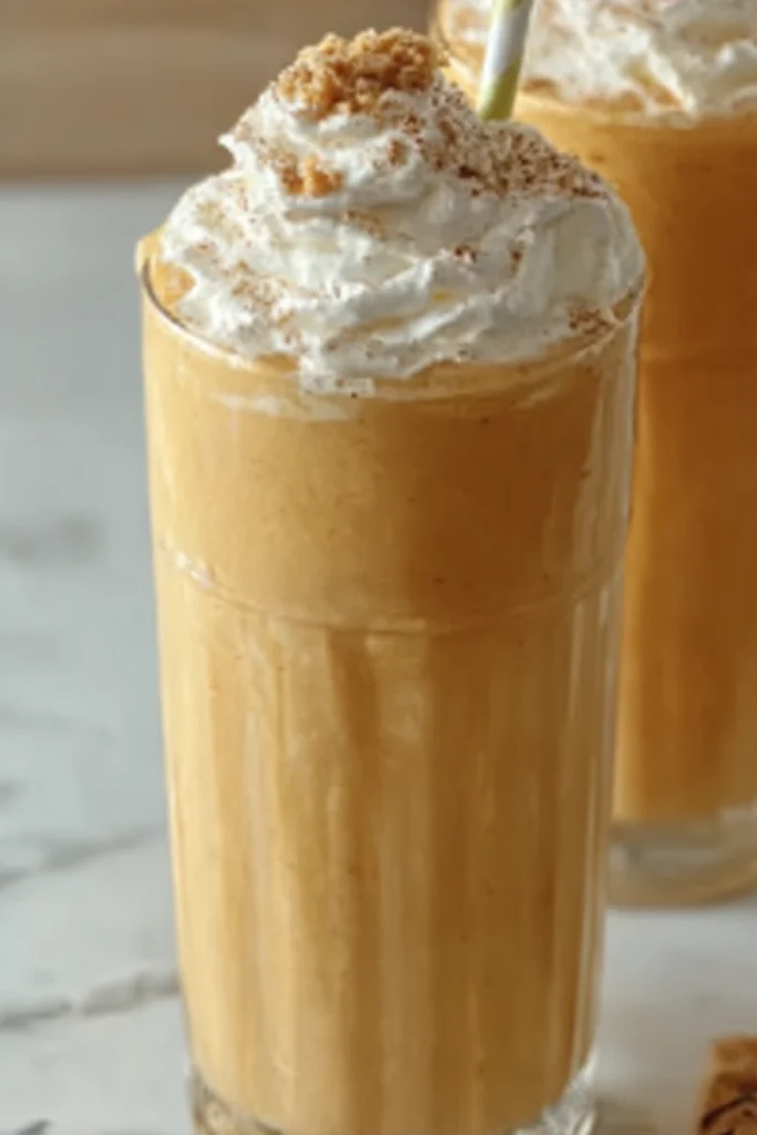 Spiced Boozy Pumpkin Pie Milkshake