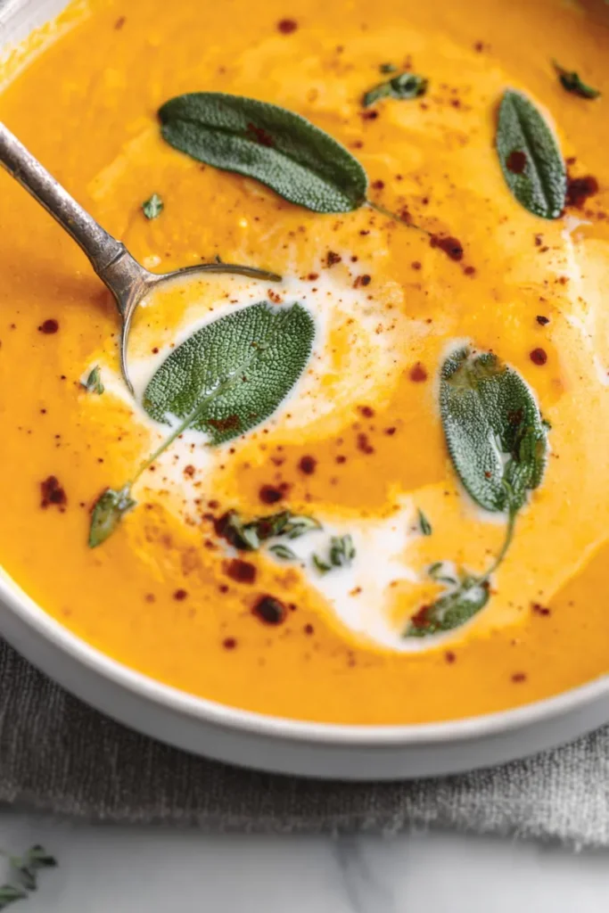 Mouthwatering Roasted Butternut Squash and Carrot Soup