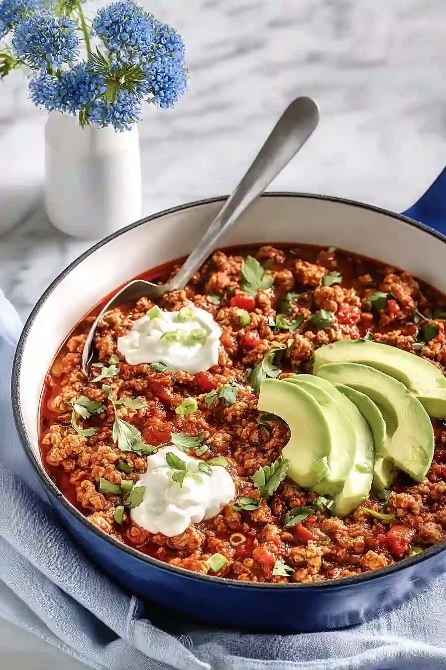 keto turkey chili