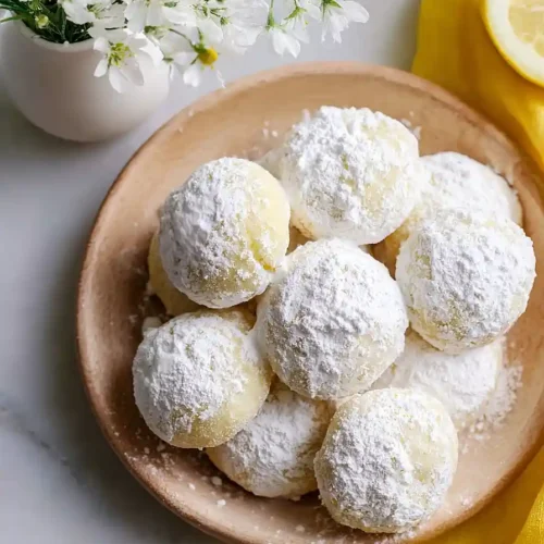 lemon russian tea cakes