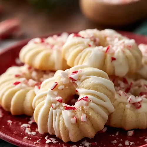 peppermint spritz cookies