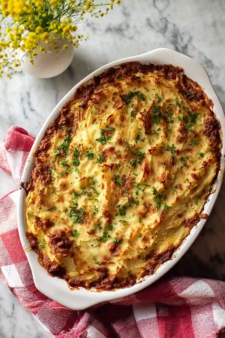 shepherd's pie with pasta