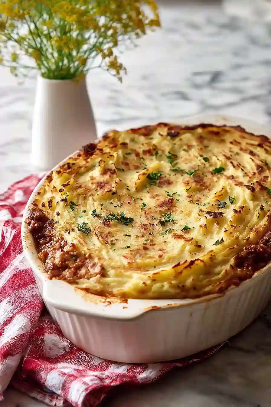 shepherd's pie with pasta