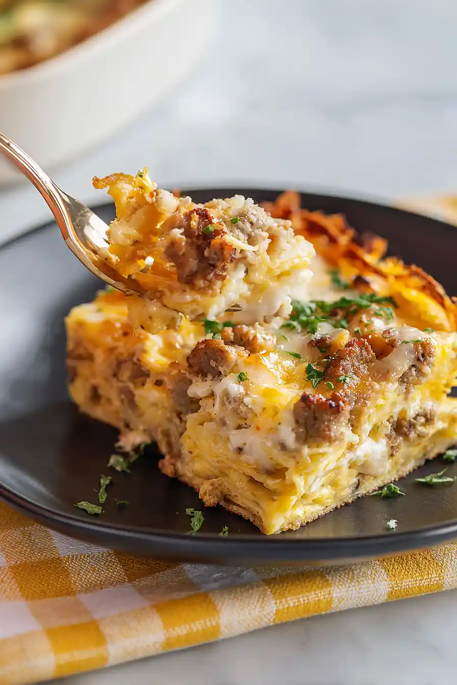 southwest tortilla breakfast casserole