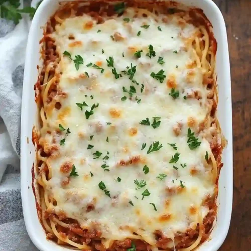 baked cream cheese spaghetti