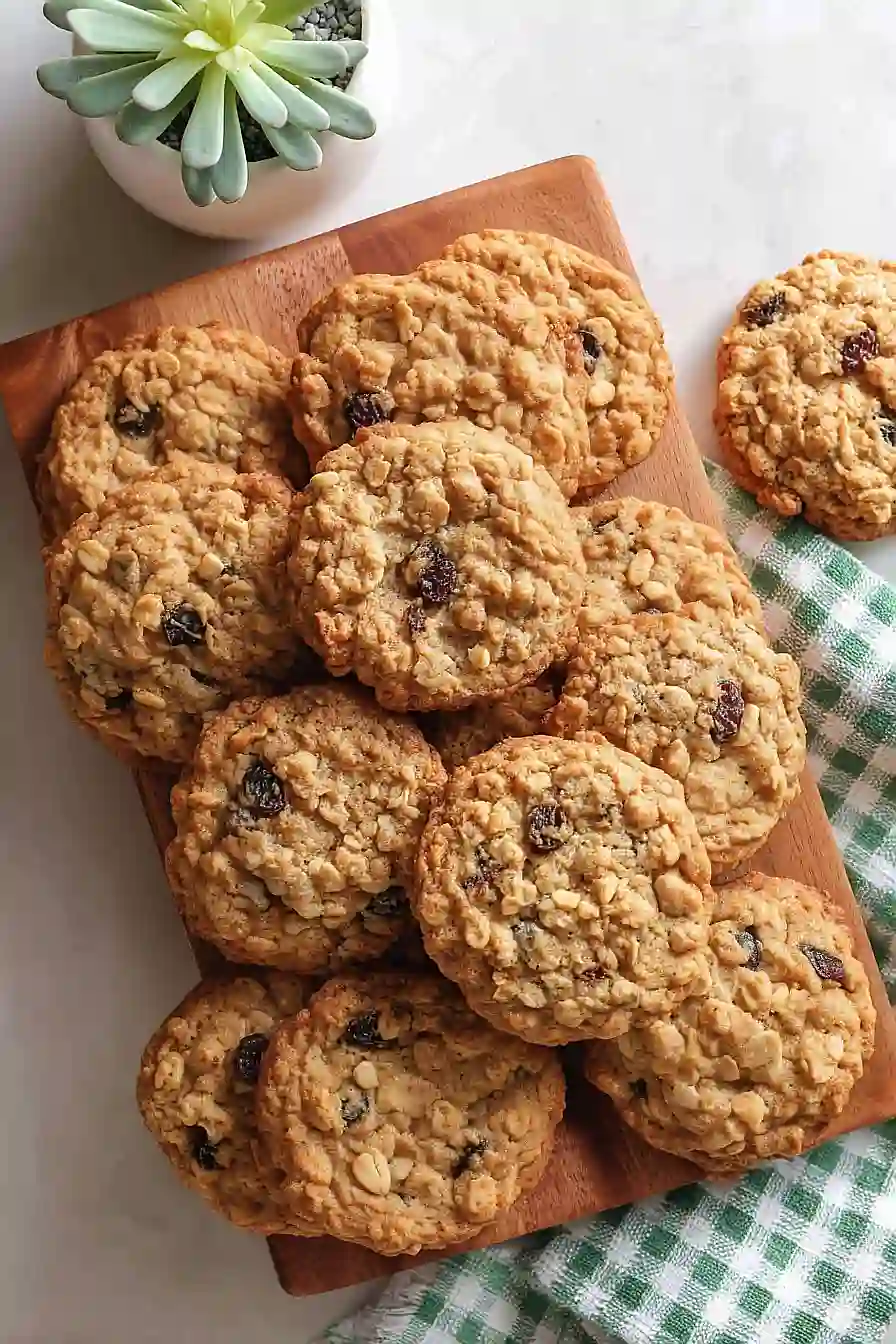oatmeal raisin cookies with monk fruit