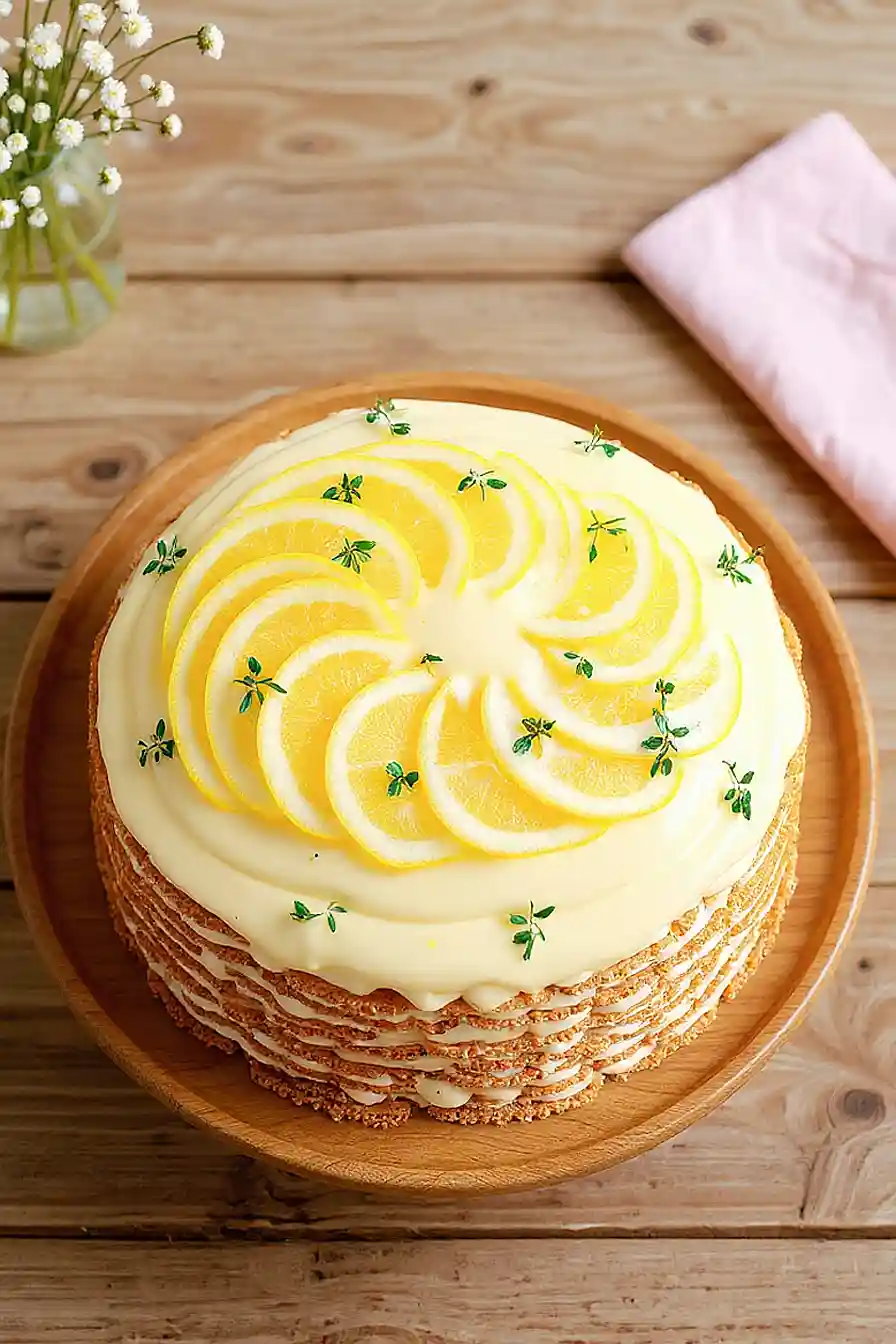 meyer lemon icebox cake