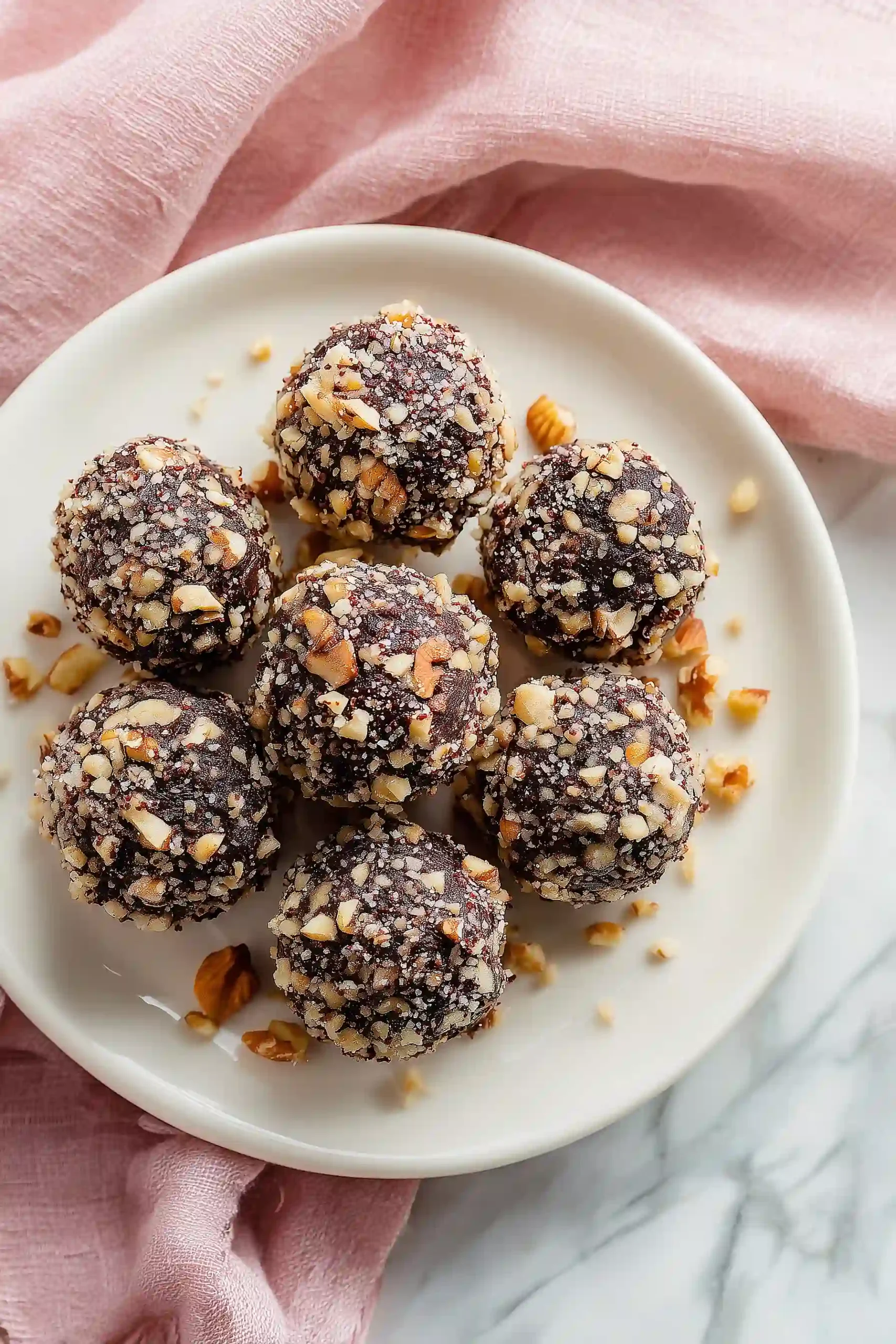 chocolate walnut truffles
