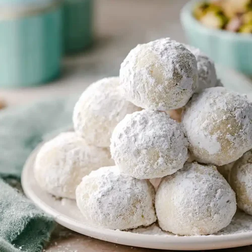 pistachio russian tea cakes