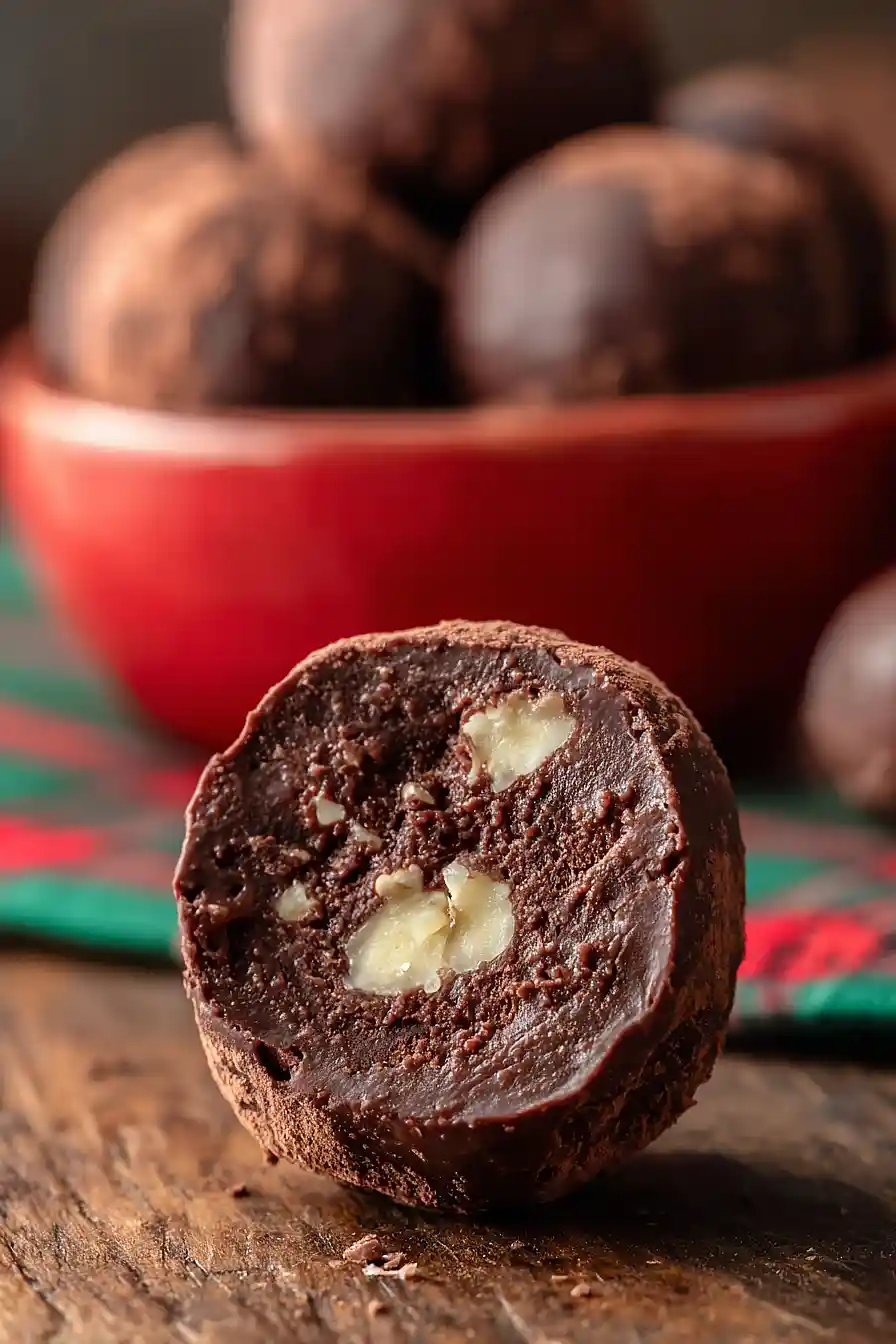 chocolate hazelnut truffles