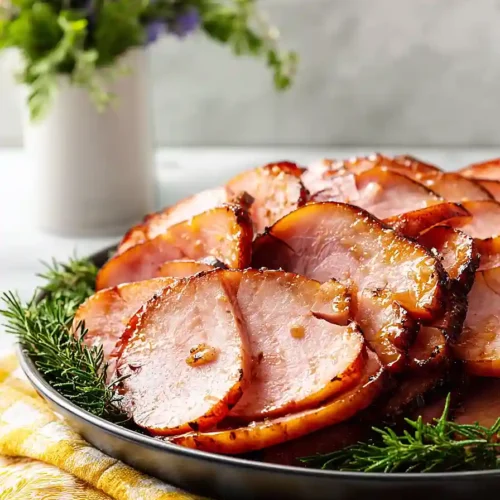keto ham with glaze