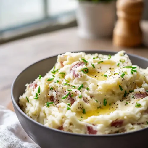 mashed red potatoes