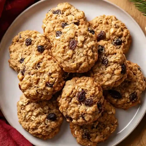 vegan oatmeal raisin cookies