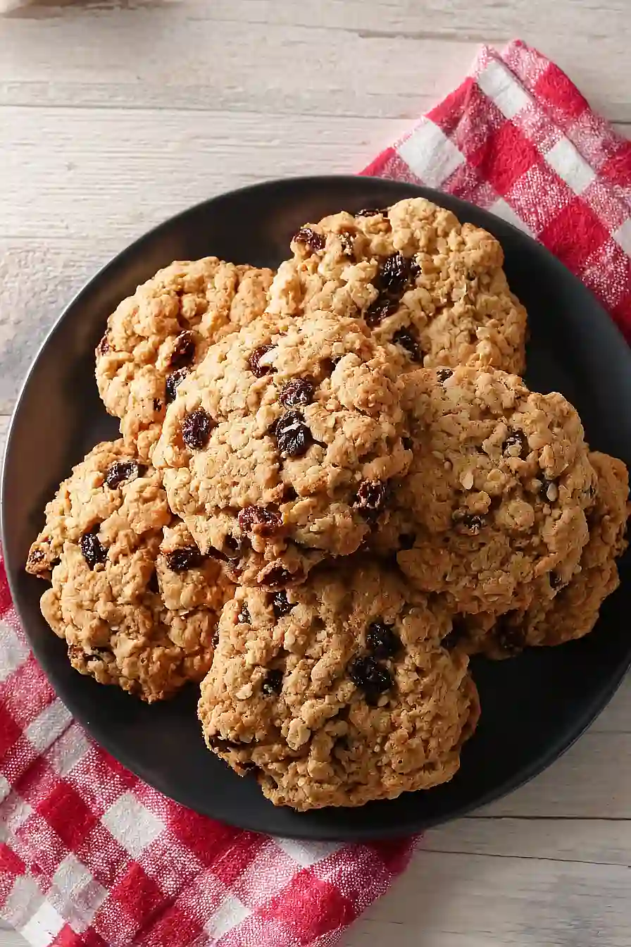 oatmeal raisin cookies wth olive oil
