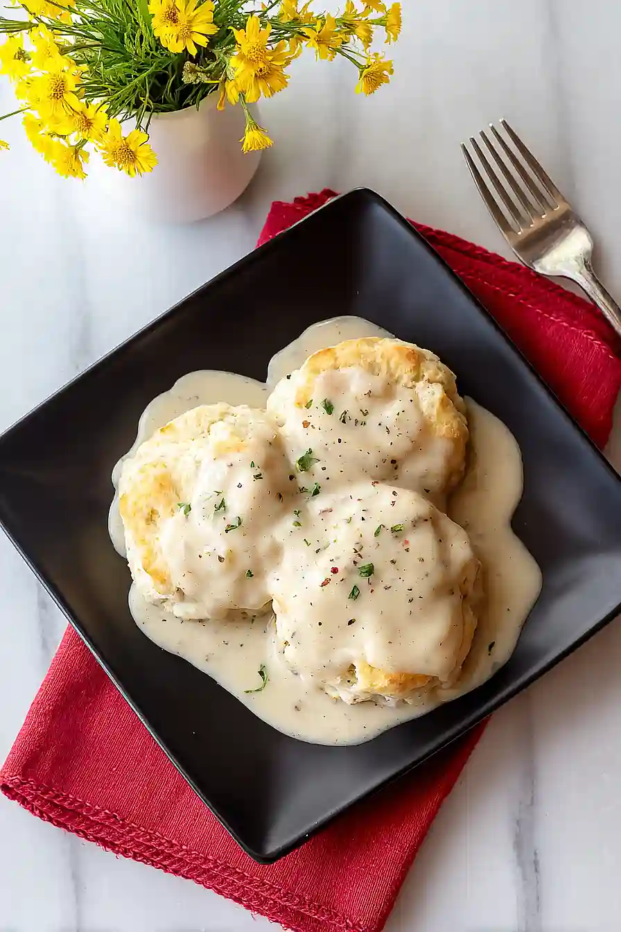 biscuits and gravy casserole without sausage