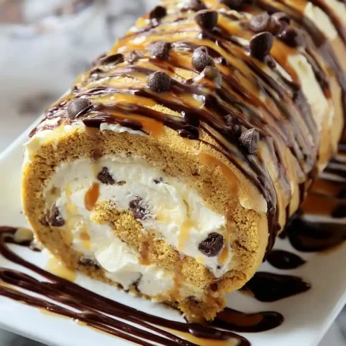 pumpkin ice cream roll