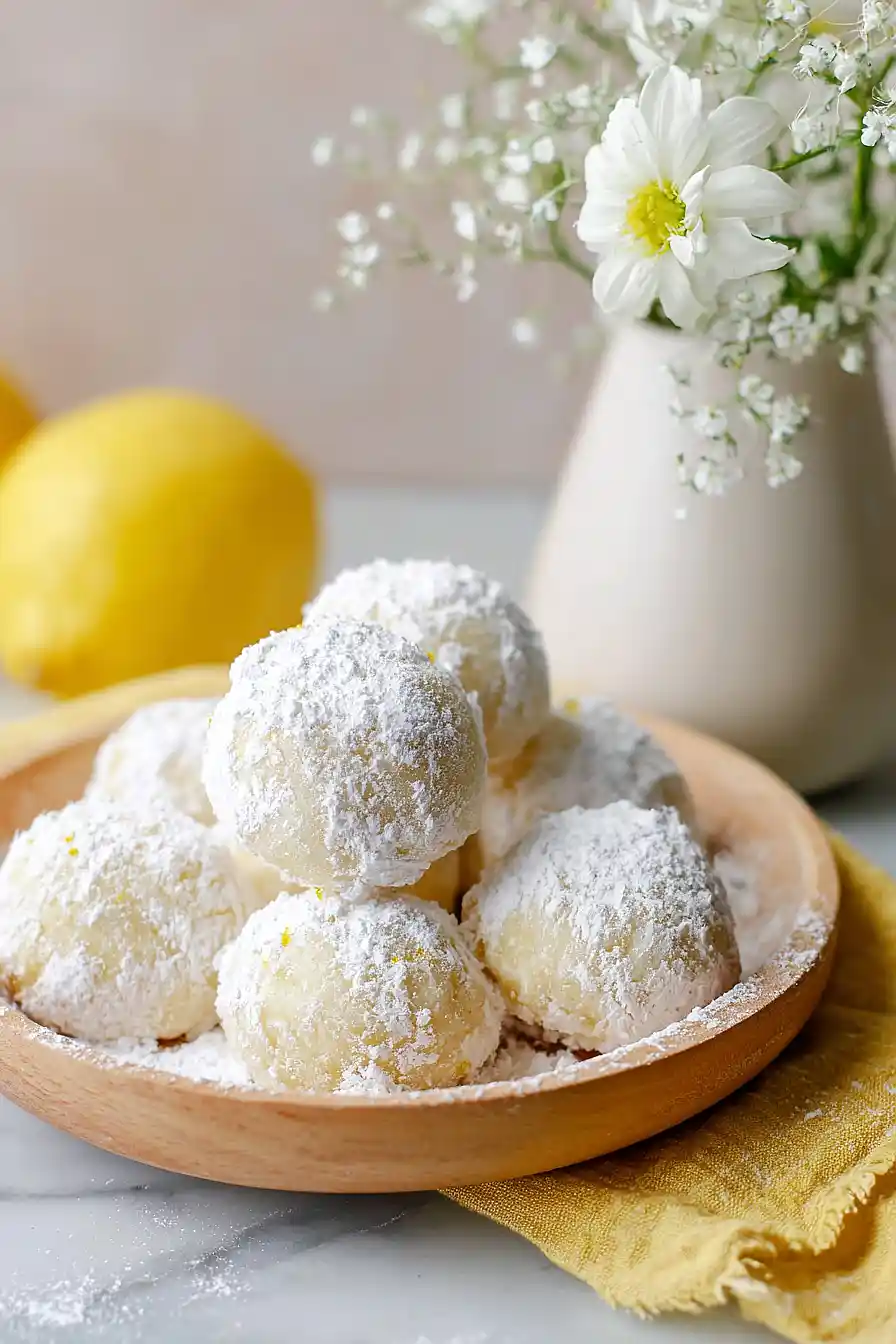 lemon russian tea cakes