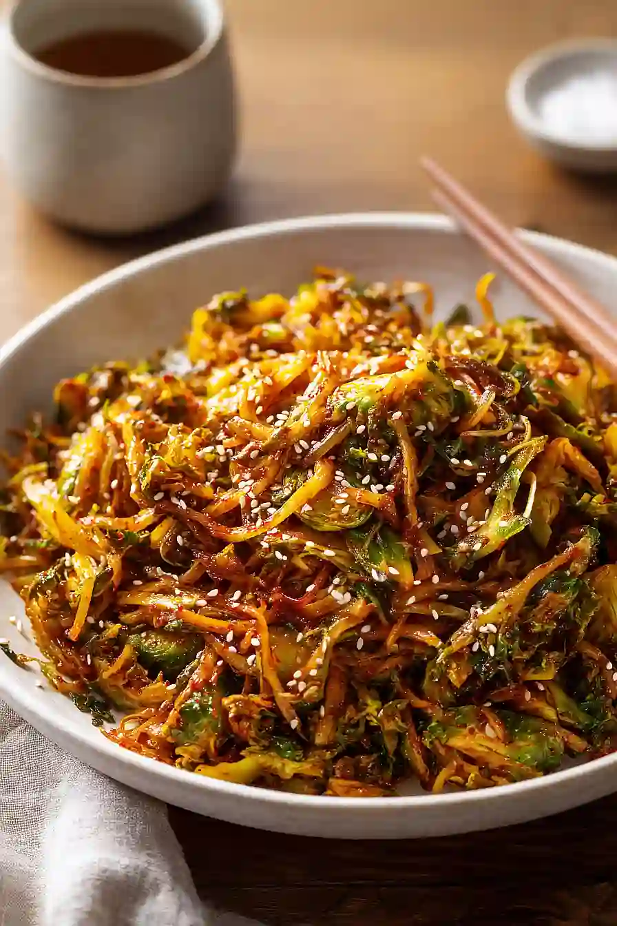 brussels sprouts kimchi