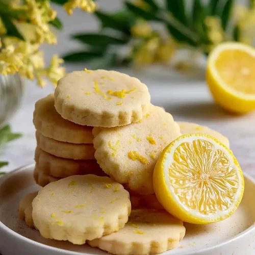 lemon shortbread cookies