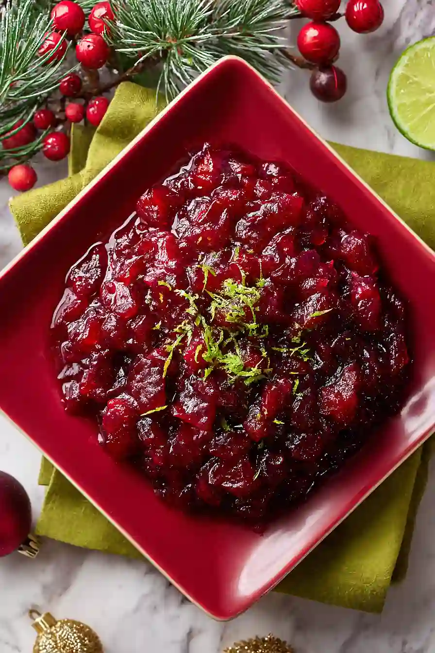 Jalapeño cranberry sauce