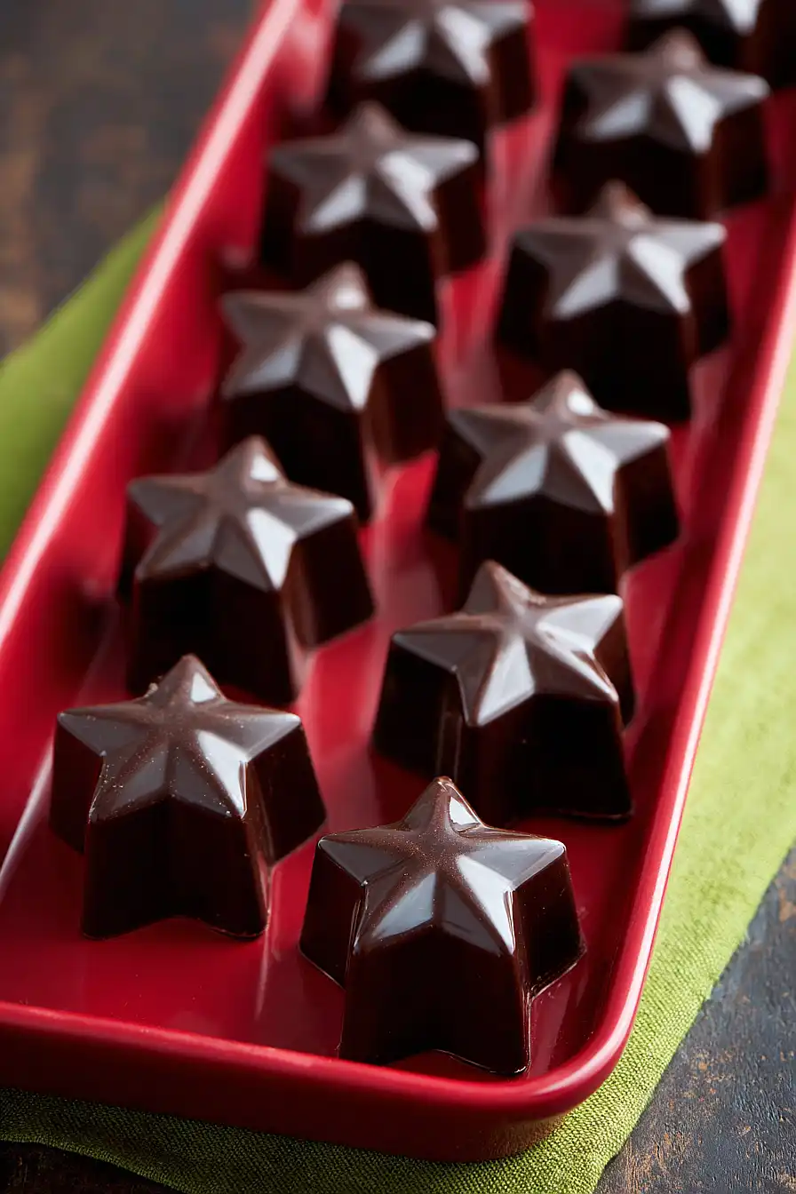 molded chocolate truffles