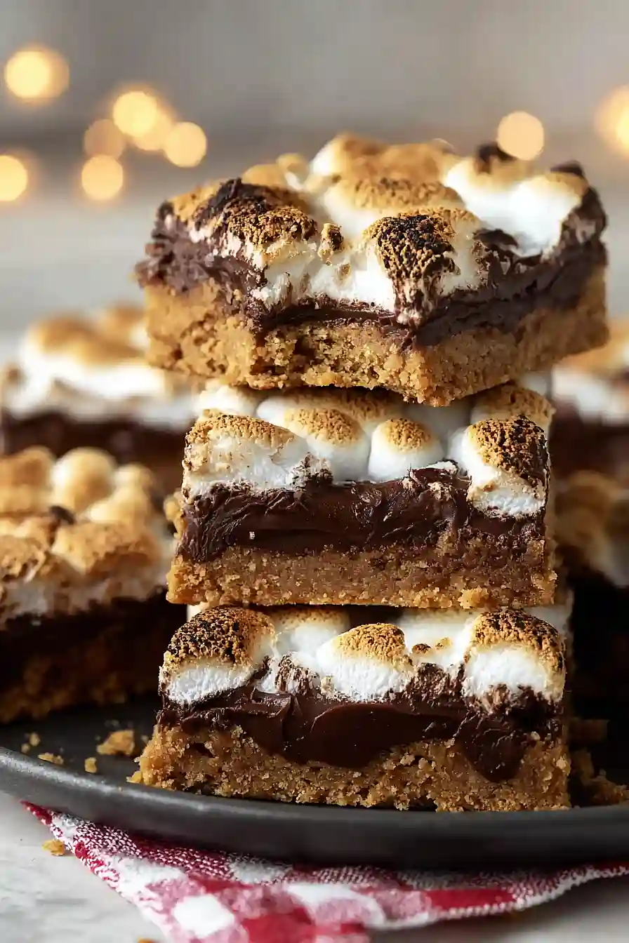 healthy s’mores bars