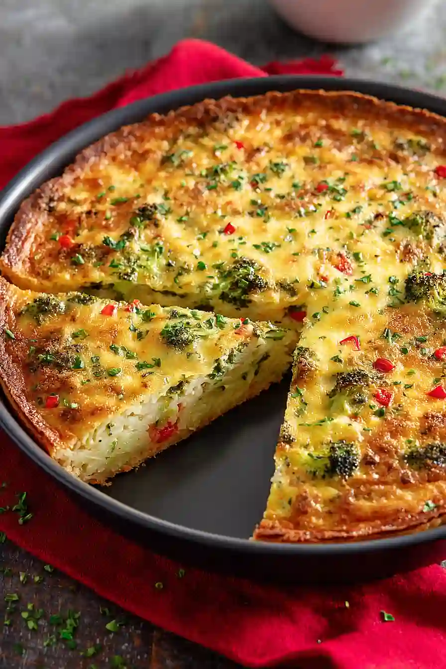 cottage cheese veggie quiche