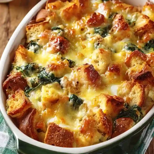 ham and cheese strata