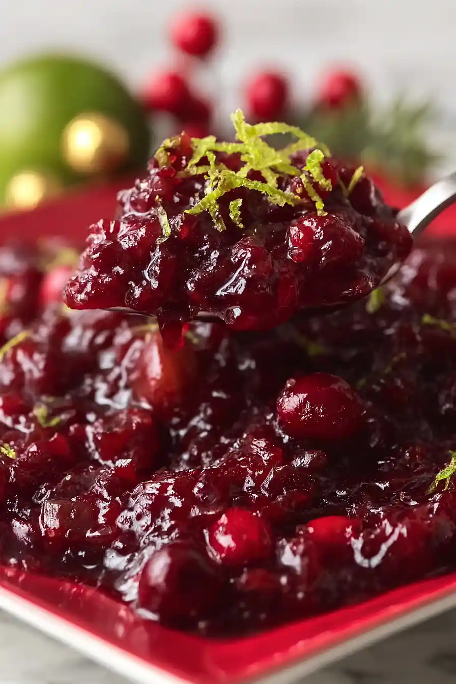 Jalapeño cranberry sauce