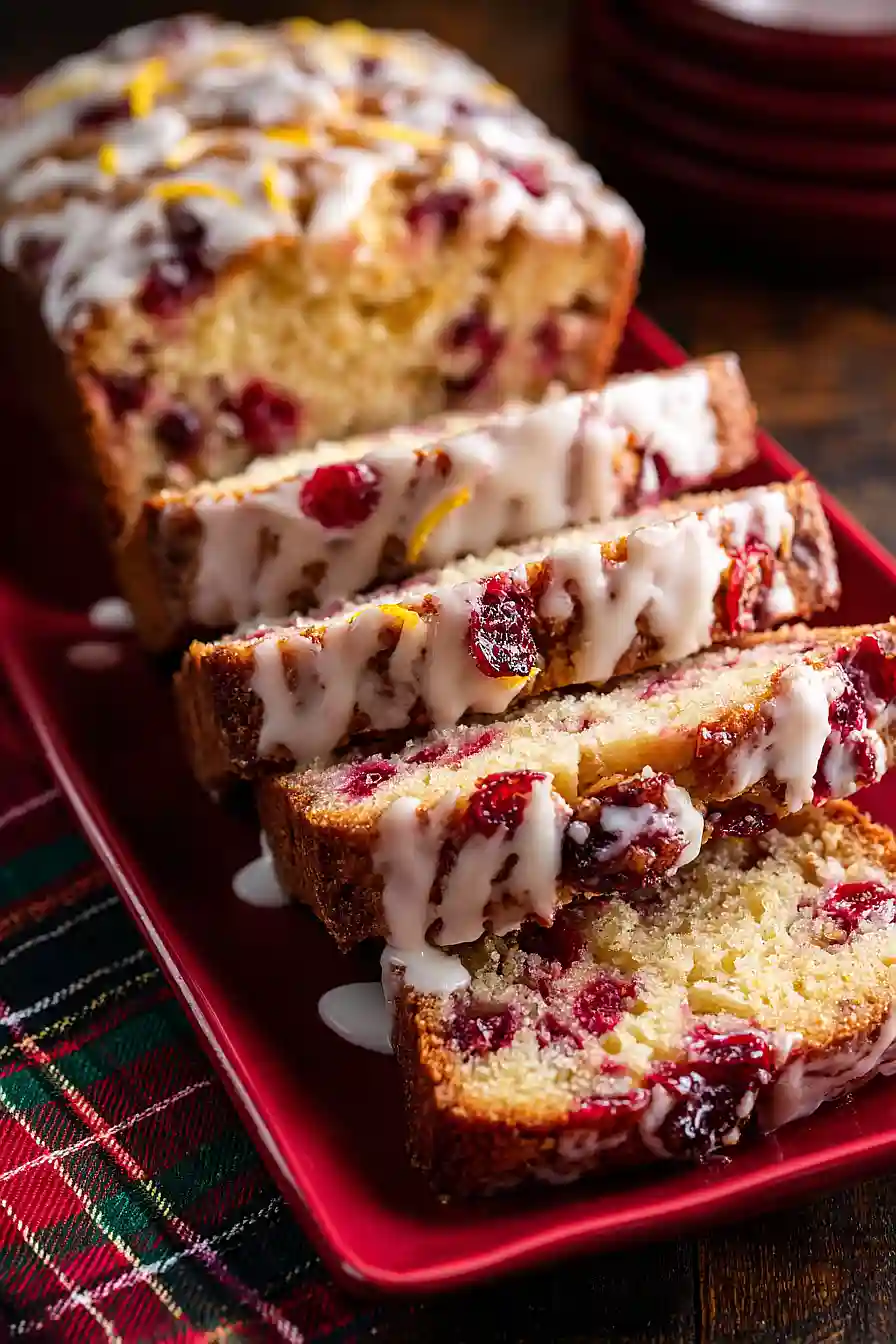 cranberry orange tea bread