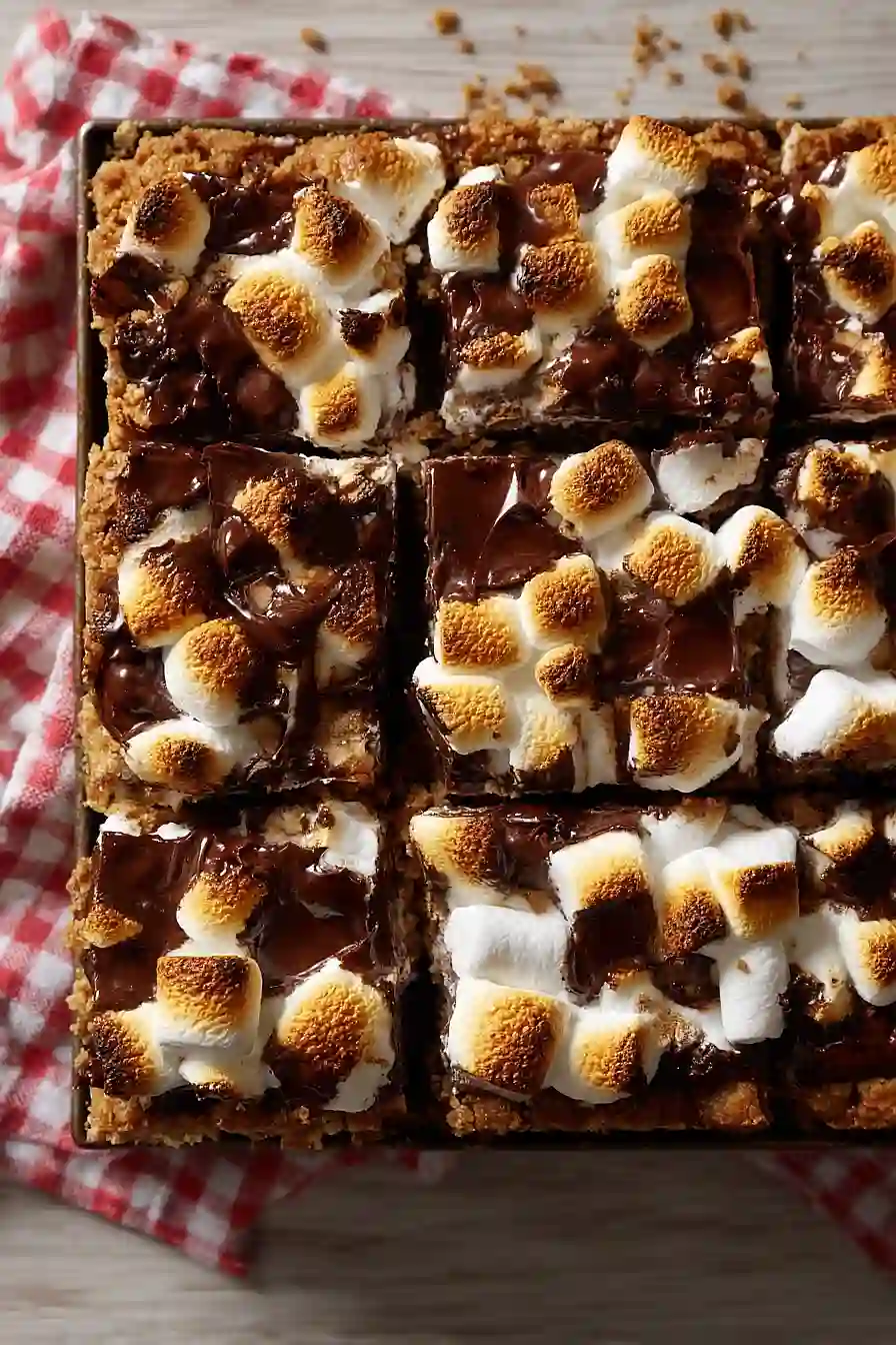 healthy s’mores bars
