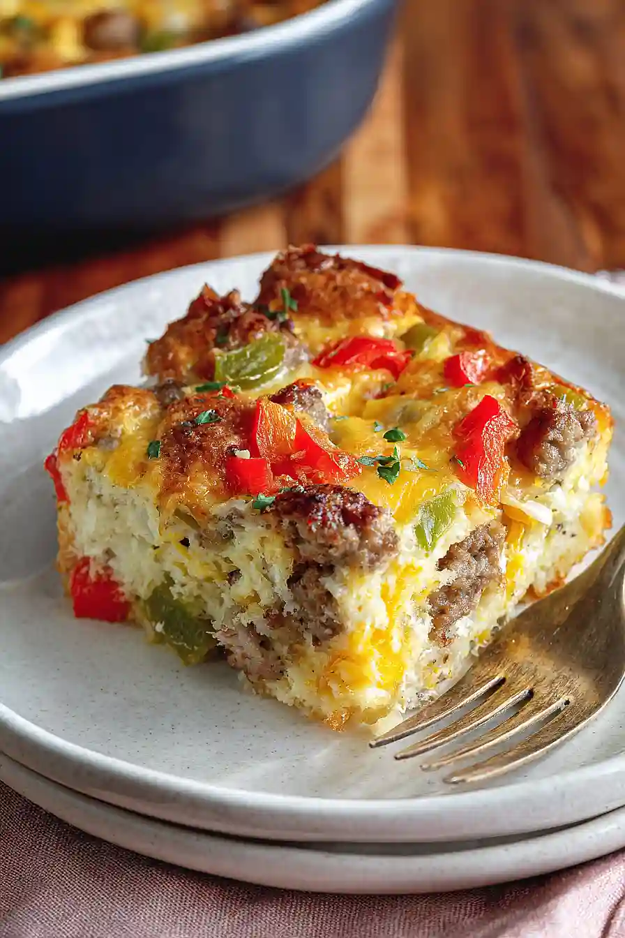 make ahead biscuit breakfast casserole