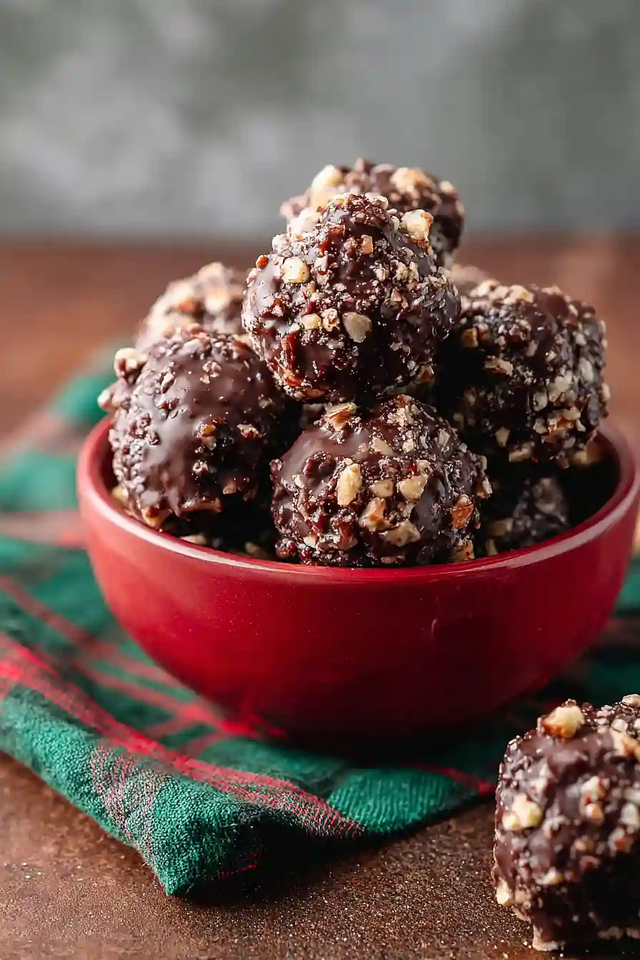 chocolate hazelnut truffles