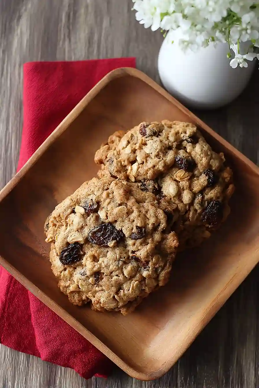 small batch oatmeal raisin cookies