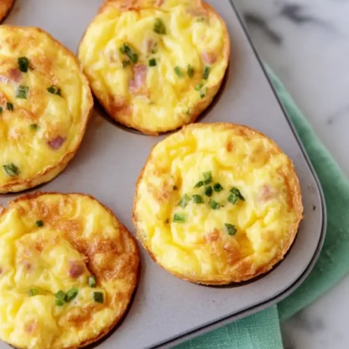 ham and cheese quiche muffins
