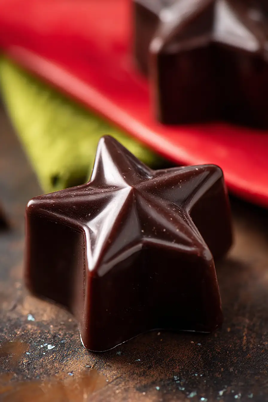 molded chocolate truffles