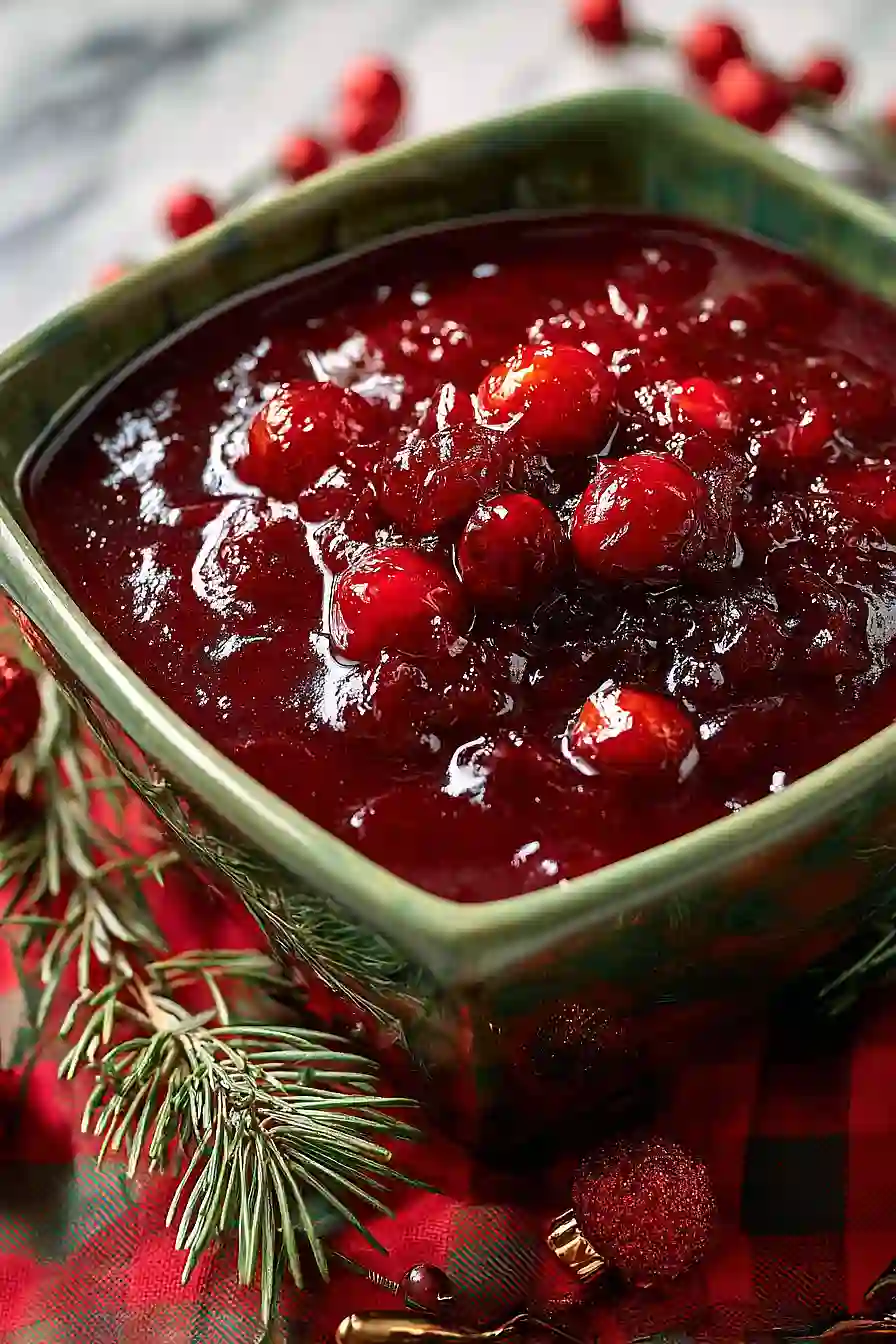 Cranberry-port wine sauce