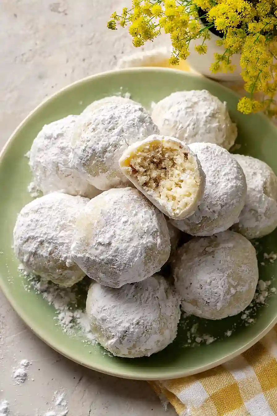 cream cheese snowball cookies