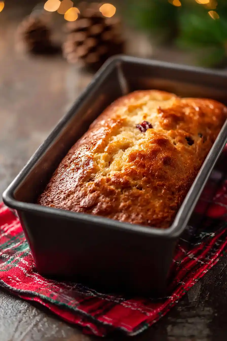 cherry eggnog bread