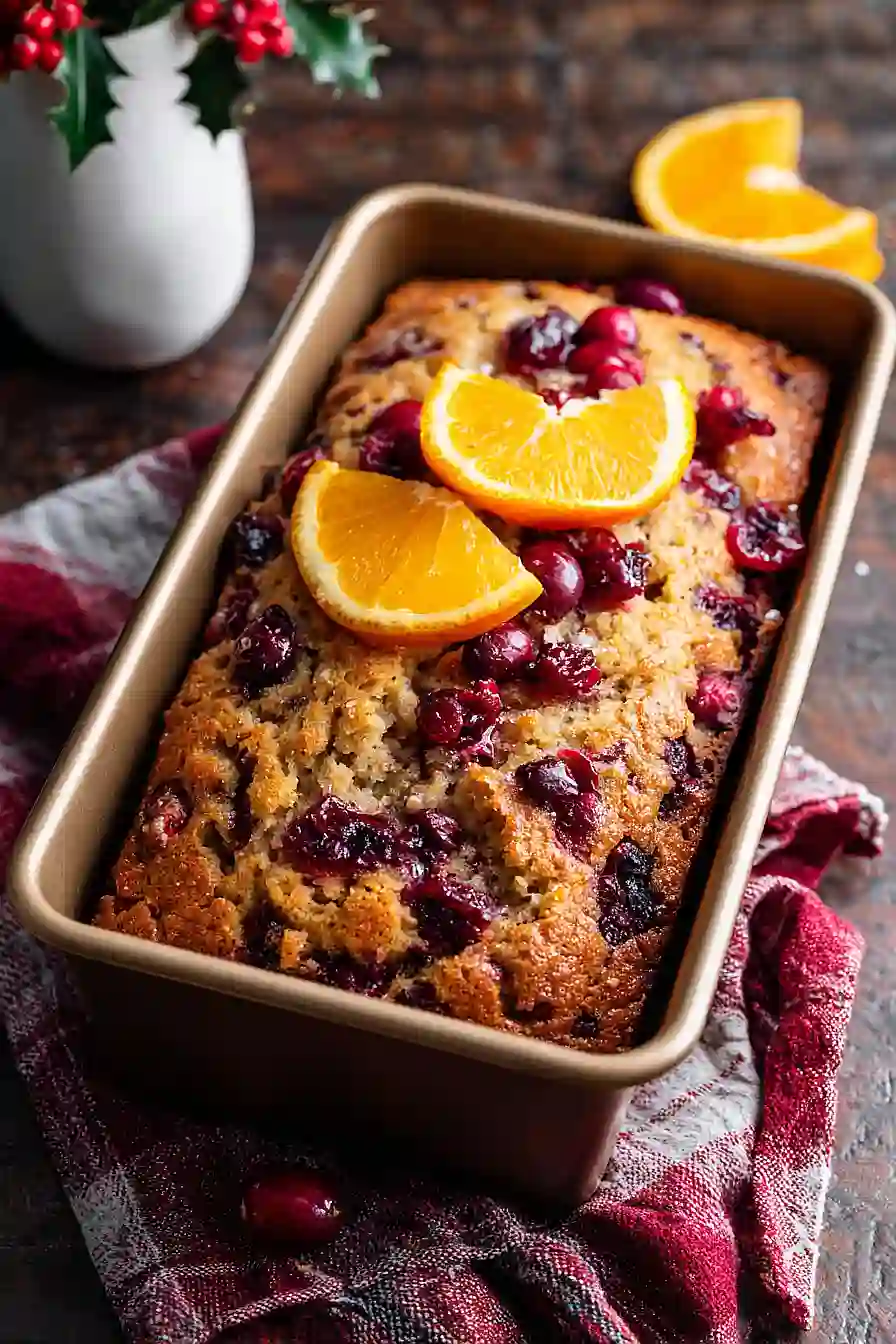 cranberry orange tea bread