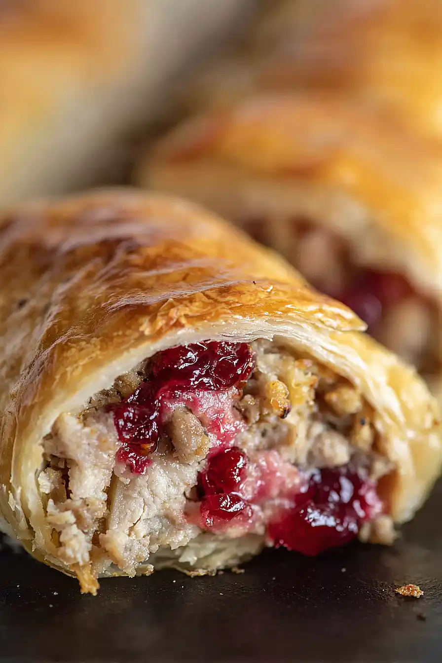 turkey stuffing sausage rolls