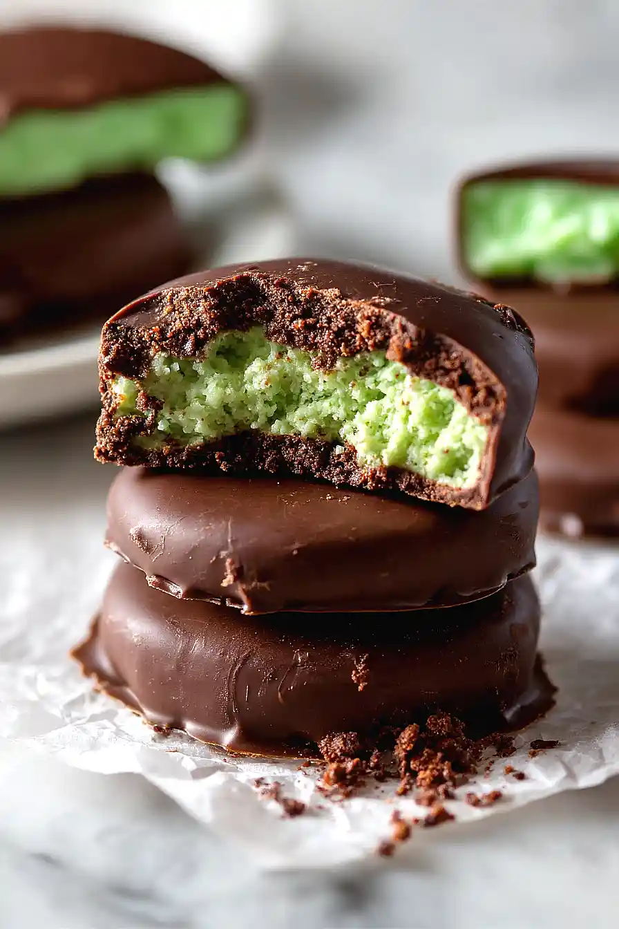 chocolate covered mint patties