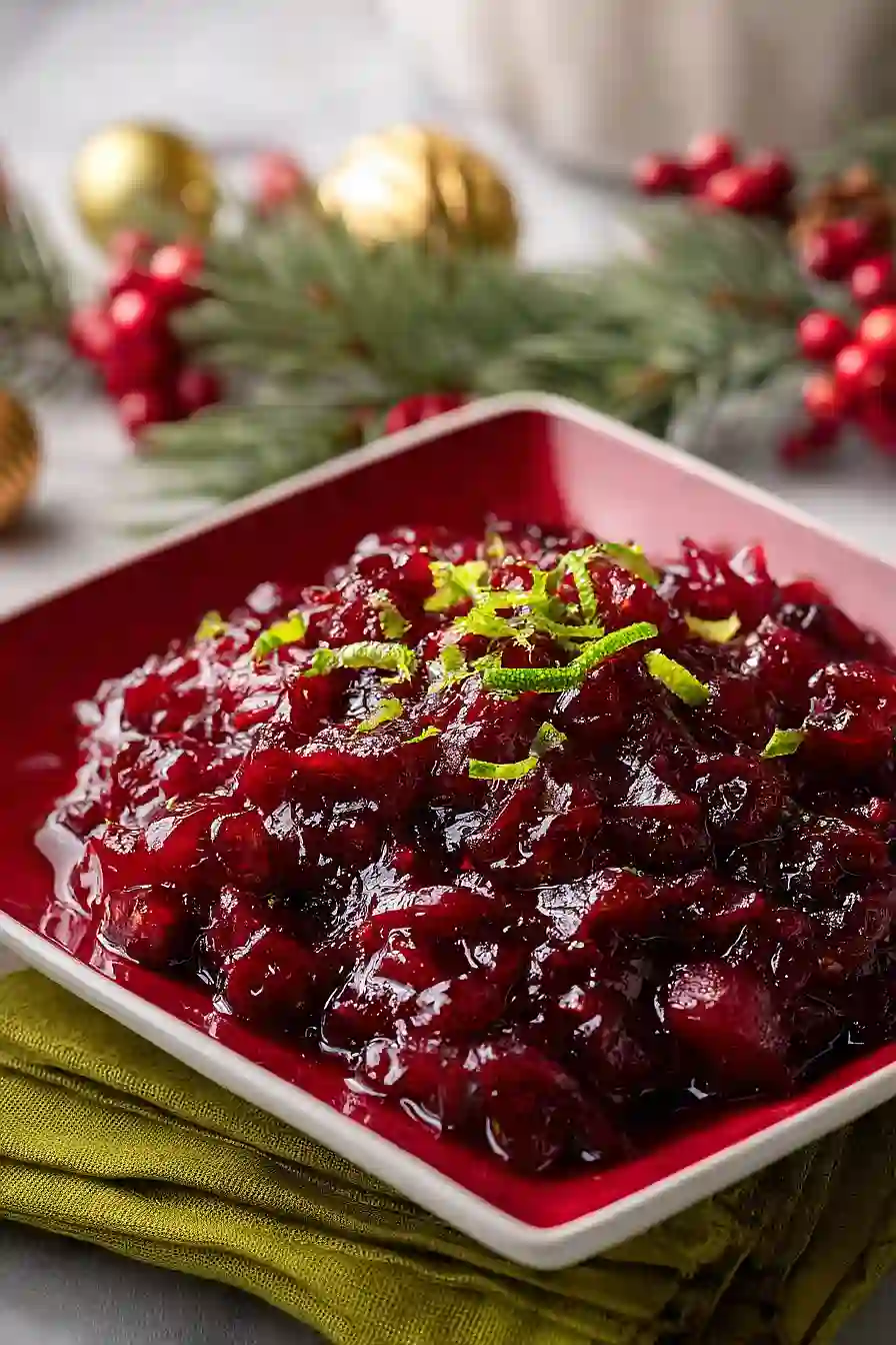 Jalapeño cranberry sauce