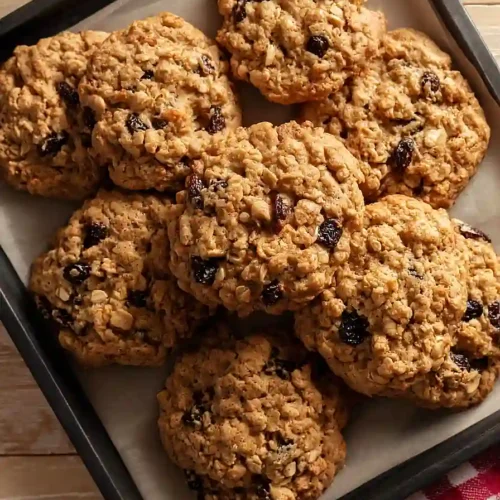 oatmeal raisin cookies wth olive oil