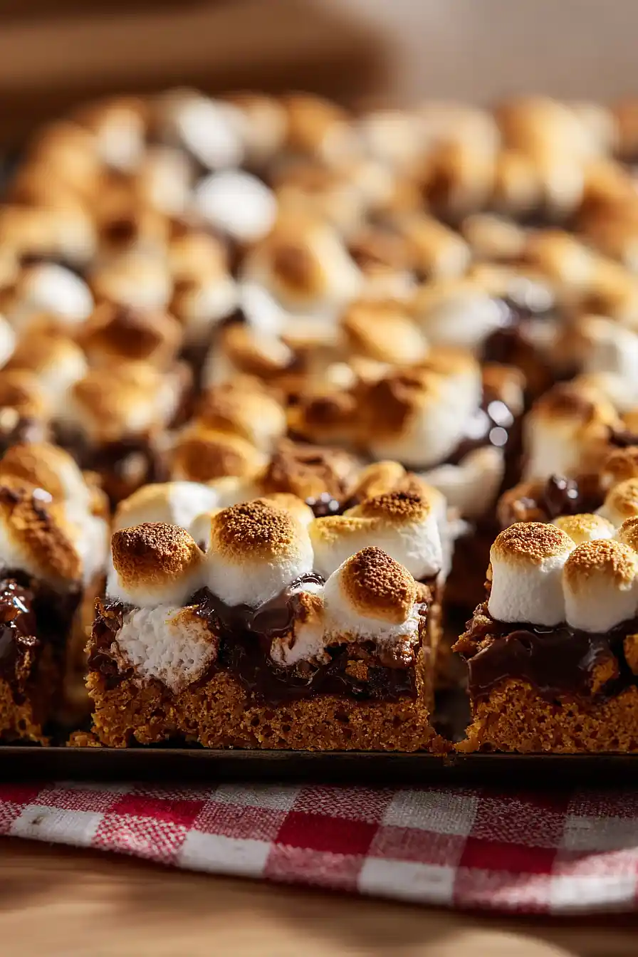 healthy s’mores bars